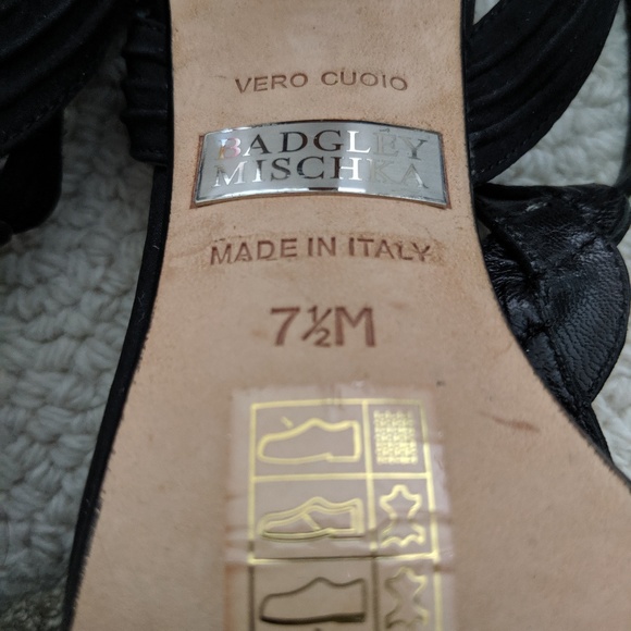 Badgley Mischka Black Suede Heels Size 7.5 *NEW* - Picture 5 of 8